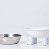 Ceramic Dog Bowl on Paws ©  | Lifted | Large