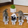 Ceramic Cat Bowl on Paws | Small | Lifted Footed Pet Dylan Kendall