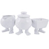 Ceramic Creamer, Caddy and Sugar Bowl with Lid 3 Piece Set! | Coffee or Tea Set Ceramic Sets Dylan Kendall 