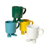 Ceramic Dinosaur Footed Mug © | Green Footed Mugs Dylan Kendall