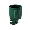 Ceramic Dinosaur Footed Mug © | Green Footed Mugs Dylan Kendall