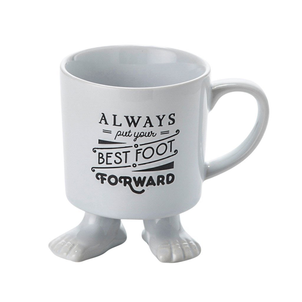 Ceramic Footed Mug | Best Foot Forward! Footed Mugs Dylan Kendall