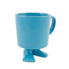 Ceramic Footed Mug | Blue Footed Mugs Dylan Kendall 