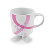 Ceramic Footed Mug | Breast Cancer Awareness Footed Mugs Dylan Kendall