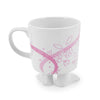 Ceramic Footed Mug | Breast Cancer Awareness Footed Mugs Dylan Kendall