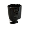 Ceramic Footed Mug © | Black Footed Mugs Dylan Kendall