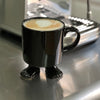 Ceramic Footed Mug © | Black Footed Mugs Dylan Kendall