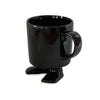 Ceramic Footed Mug © | Black Footed Mugs Dylan Kendall 