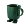 Ceramic Footed Mug © | Green Footed Mugs Dylan Kendall