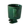 Ceramic Footed Mug © | Green Footed Mugs Dylan Kendall