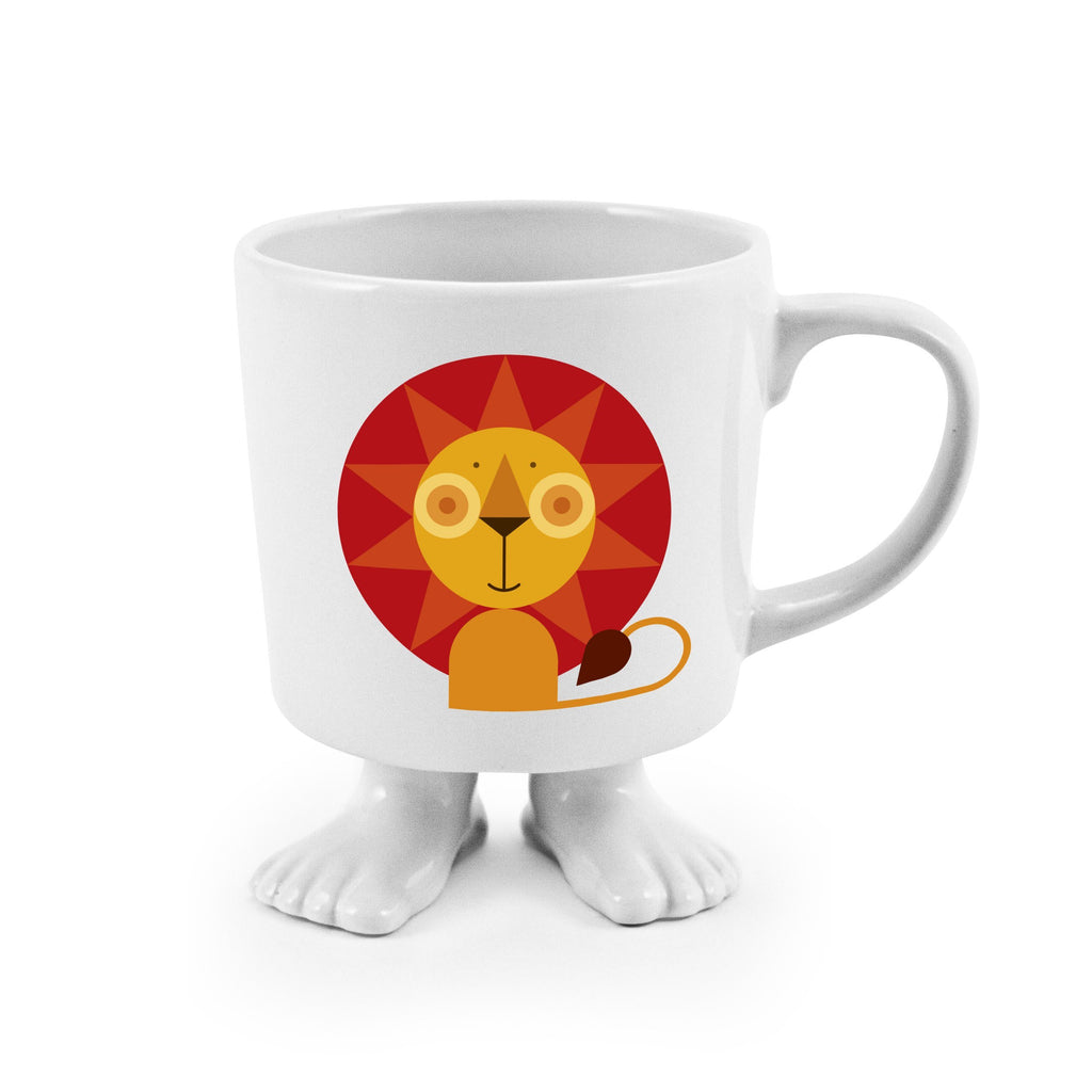Ceramic Footed Mug | Lion Footed Mugs Dylan Kendall