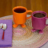 Ceramic Footed Mug | Purple Footed Mugs Dylan Kendall