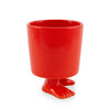 Ceramic Footed Mug | Red Footed Mugs Dylan Kendall