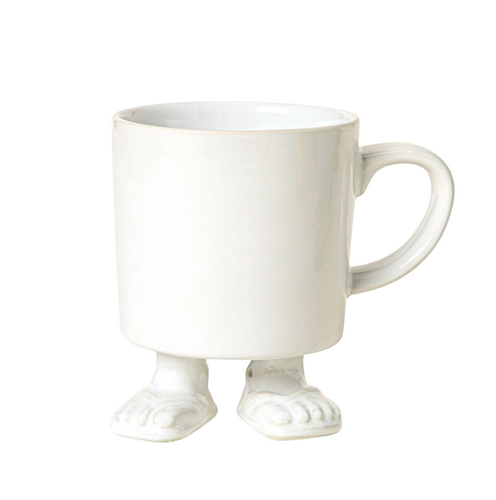 Ceramic Footed Mug with Flip Flops © Footed Mugs Dylan Kendall