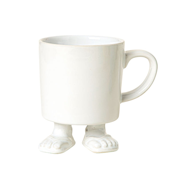 Ceramic Footed Mug with Flip Flops © Footed Mugs Dylan Kendall