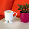 Ceramic Footed Mug with Flip Flops © Footed Mugs Dylan Kendall