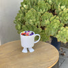 Ceramic Footed Mug with Flip Flops Footed Mugs Dylan Kendall