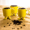 Ceramic Footed Mug | Yellow Footed Mugs Dylan Kendall