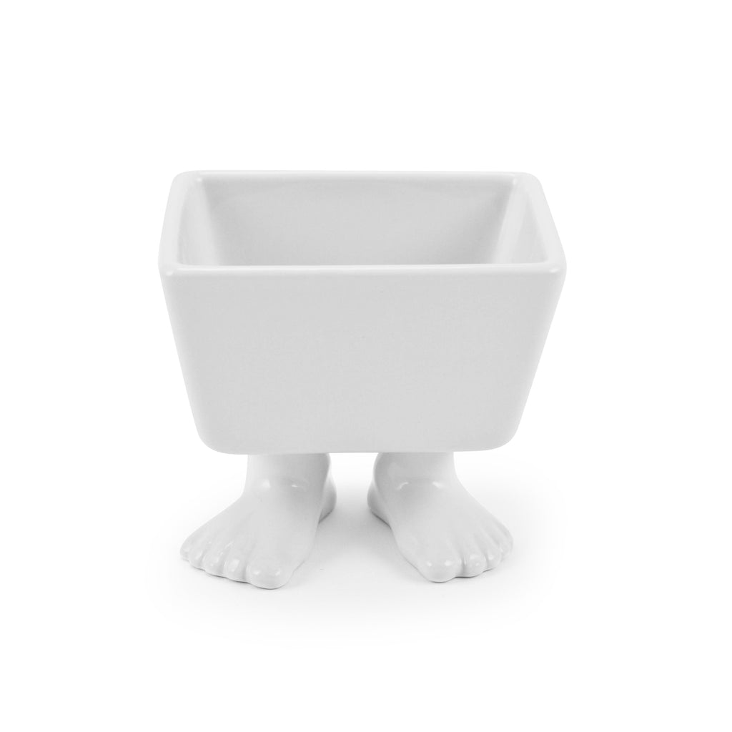Ceramic Sugar Packet or Tea Caddy with Feet | Footed Dish Footed Home Dylan Kendall
