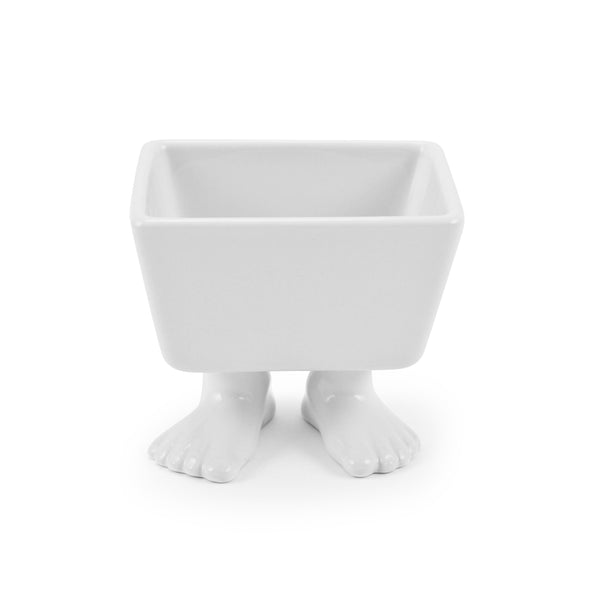 Ceramic Sugar Packet or Tea Caddy with Feet | Footed Dish Footed Home Dylan Kendall