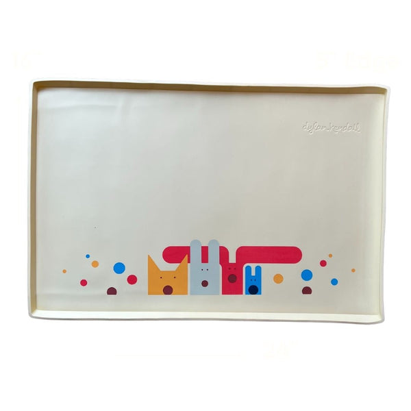 Designer Silicone Dog Mats Pet Placemats Dylan Kendall