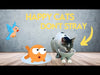 Ceramic Cat Bowl on Paws © | Medium | Lifted