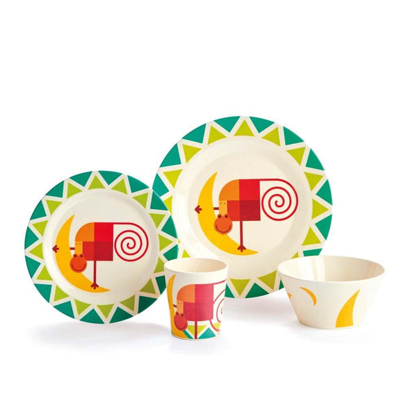 Kids Dishes | Mischievous Monkey - Eco Kids Dishware Eco Kids Dylan Kendall Gift box set