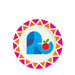 Kids Dishes | Peaceful Elephant - Eco Kids Dishware Eco Kids Dylan Kendall 8-inch salad plate