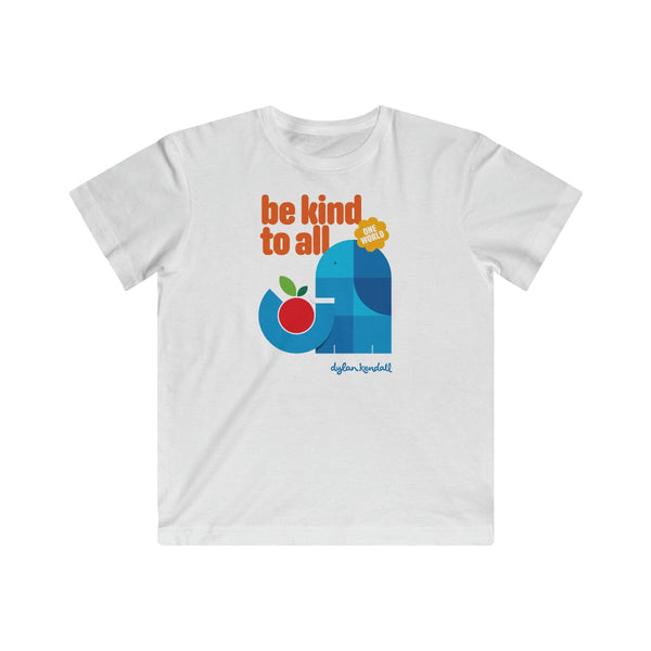 Kids T-Shirt | Be Kind To All! Kids clothes Printify White XS