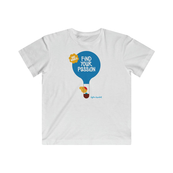 Kids T-Shirt | Find Your Passion! Kids clothes Printify White XS