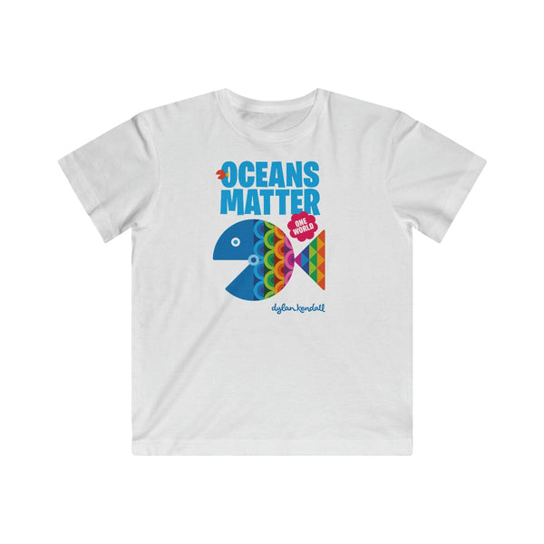 Kids T-Shirt | Oceans Matter! Kids clothes Printify White XS