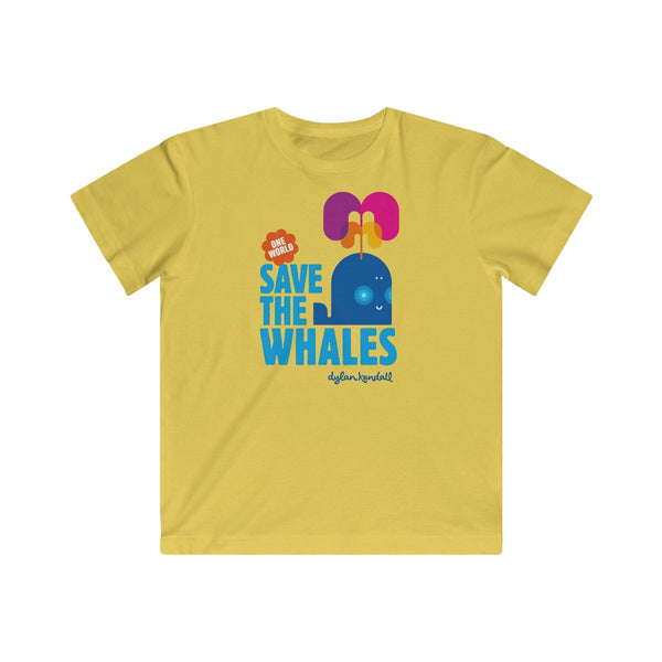 Save The Dolphins and Whales, NJ Youth Jersey T-Shirt White / Xs