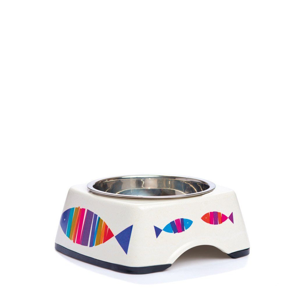 Pet Bowl | Fintastic Fish: Eco Pet Bowls with Stainless Steel Liner Eco Pet Dylan Kendall Small