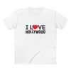 I Love Heart Hollywood Men's T-shirt