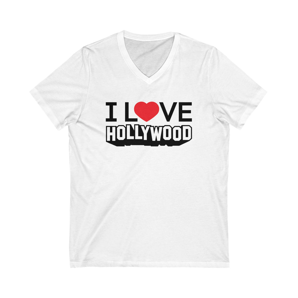 I Love Heart Hollywood Outline T-shirt