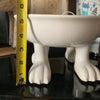 Ceramic Dog Bowl on Paws | Lifted | Large Footed Pet Dylan Kendall 