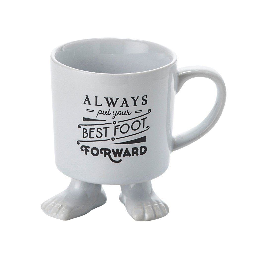 Ceramic Footed Mug | Best Foot Forward! Footed Mugs Dylan Kendall 