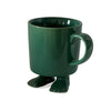 Ceramic Footed Mug © | Green Footed Mugs Dylan Kendall 