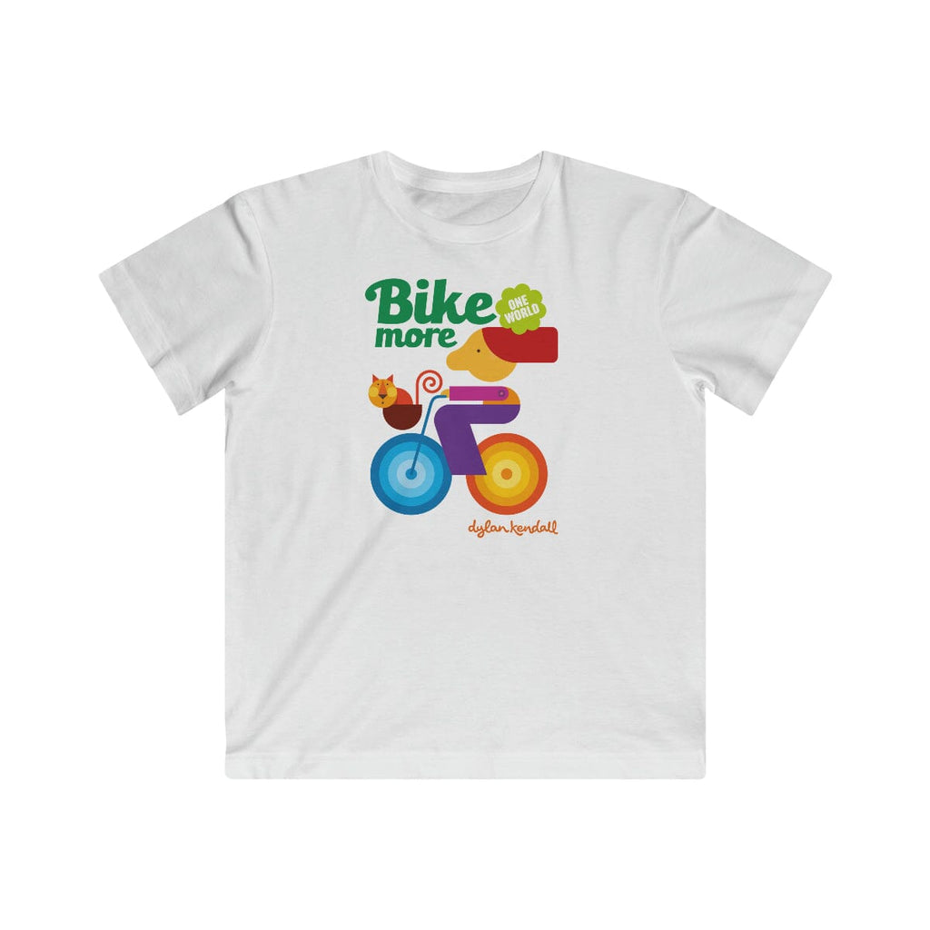 Kids T-Shirt | Bike More! Kids clothes Printify White XS 