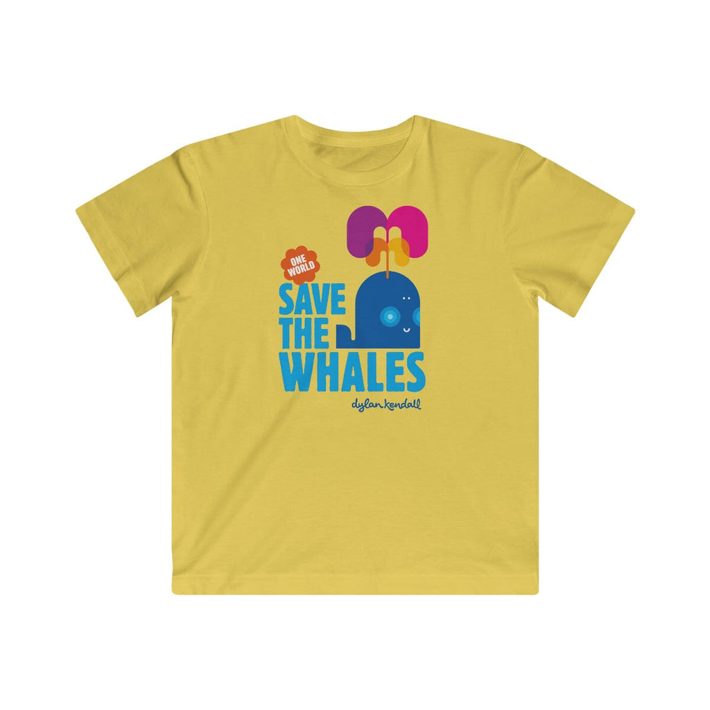 Kids T-Shirt | Save the Whales! Kids clothes Printify Butter L 