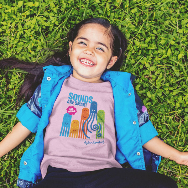 Kids T-Shirt | Squids are Smart! Kids clothes Printify 