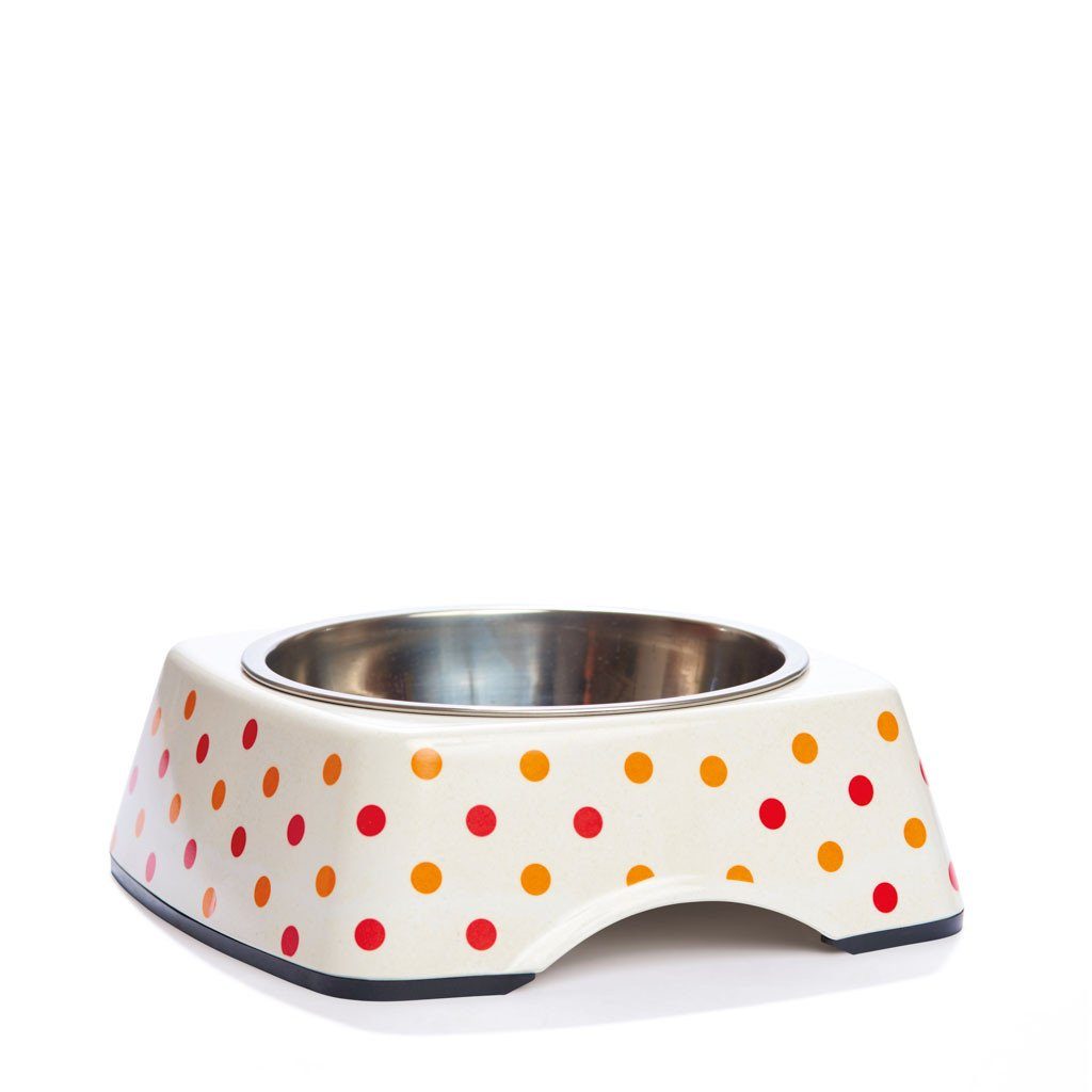 Pet Bowl | On the Dot: Eco Pet Bowls with Stainless Steel Liner Eco Pet Dylan Kendall Medium 