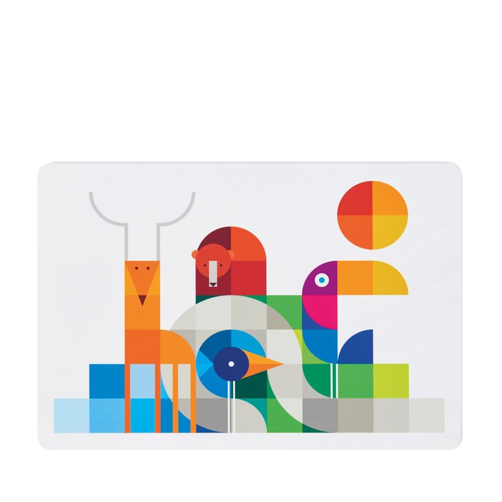 Placemat | Toucan, King of the Jungle - Sustainable, Safe Kids Placemat Kids Placemats Dylan Kendall 