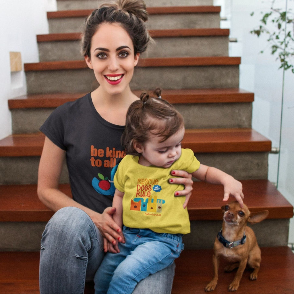 Toddler T-shirt | Rescue Dogs Rule! Toddler T-Shirts Printify 
