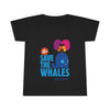 Toddler T-shirt | Save the Whales! Toddler T-Shirts Printify Black 2T 